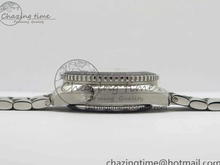 0120 FastDry Planet Ocean Master Chrono SS OM 1:1 Best Edition Black Dial On SS Bracelet A9900 V 8112